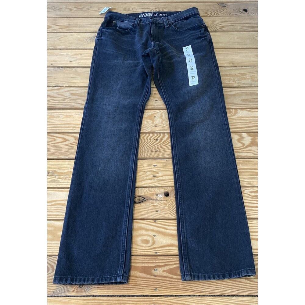 NWT Free World Zumiez Messenger Skinny Jeans Size 32x32 Men’s Black